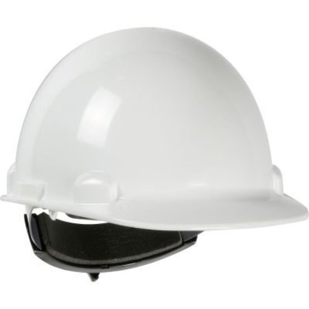 PIP Dynamic Dom Cap Style Dome Hard Hat HDPE Shell, 6-Pt Suspension, Rachet Adjustment, White 280-HP341SR-01